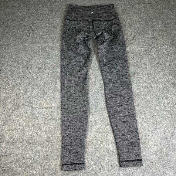 Lululemon Wunder Under Hi-Rise Leggings Women’s Size 6 Heathered Black - Picture 7 of 8